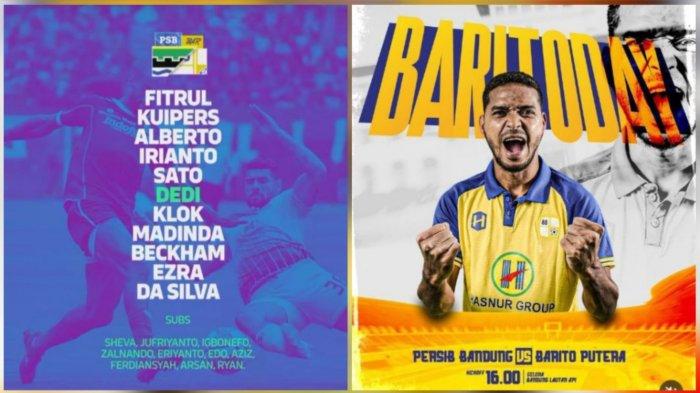 Live Skor Hasil Persib Bandung vs Barito Putera Berlangsung di Stadion GBLA, Bojan Hodak Diuji