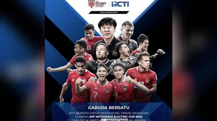 Jadwal Siaran Langsung RCTI Piala AFF 2022 Timnas Indonesia vs Brunei Tak Streaming Inews TV