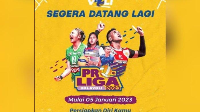 LINK Gratis Live Streaming Moji TV Proliga Voli 2023 Ada Popsivo, Sumsel Babel, Pertamina Pertamax