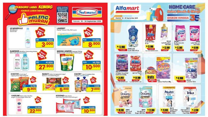 Paling Murah Hari Ini Promo Indomaret dan Alfamart 24 September 2025, Cek Molto dan Sunlight