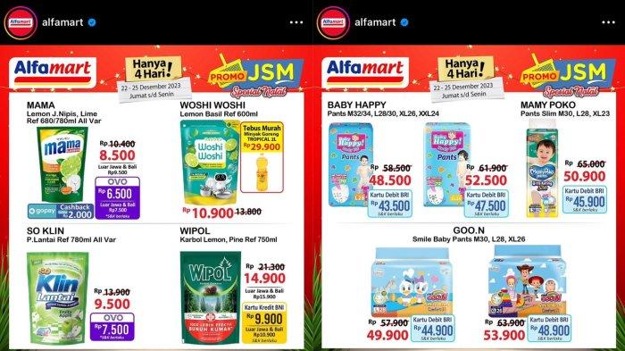 Promo JSM Spesial Natal 2023 di Alfamart Hari Ini, Dapatkan Tebus Murah Minyak Goreng Cuma Rp 29.900