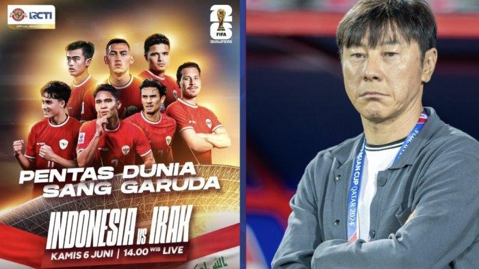 Jadwal Bola TV RCTI Live Streaming Timnas Indonesia vs Irak di TV Online Demi Piala Dunia 2026