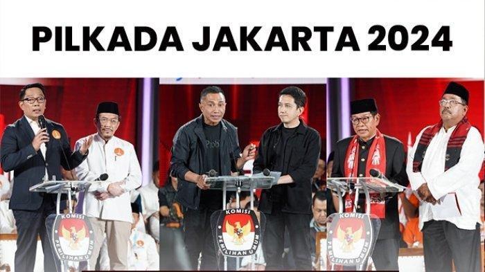 REKAP Real Count Pilgub Jakarta 2024, Suara Sah Rano Karno-Pramono Anung di 44 kecamatan Resmi KPU