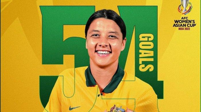 Sam Kerr Pecahkan Rekor, Australia vs Timnas Indonesia Berakhir 18-0 pada Piala AFC Wanita 2022