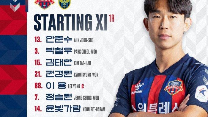 Starting XI dan Live Score Incheon vs Suwon FC di Liga Korea, Debut Pratama Arhan Tertunda