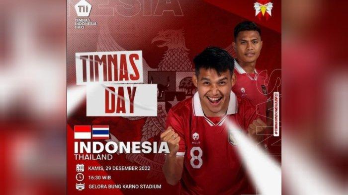 Link Streaming RCTI Timnas Indonesia vs Thailand Hari ini, Live Skor Hasil Piala AFF via HP di Sini
