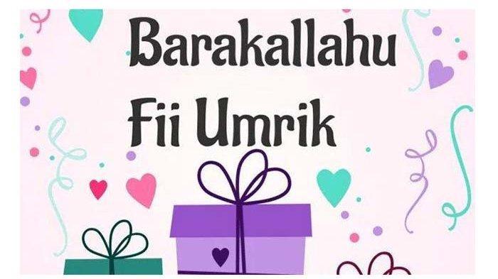 DAFTAR Ucapan Selamat Ulang Tahun Barakallah Fii Umrik Khusus November 2025