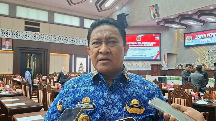 WAWANCARA - Wawancara dengan Wagub Kalteng terkait penunjukkan Plt Kadis ESDM Provinsi, Rabu (17/12/2025).