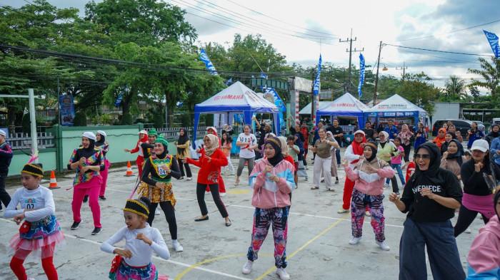 Promo Besar-besaran, Yamaha Grebek Pasar Rame Meriah di Lapangan Den Hub Rem 101 Banjarmasin