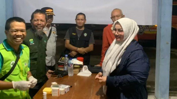 Wabup Kotim Irawati Tinjau Pos Pelayanan dan Kesehatan Terminal Patih Rumbih saat Arus Mudik 2025
