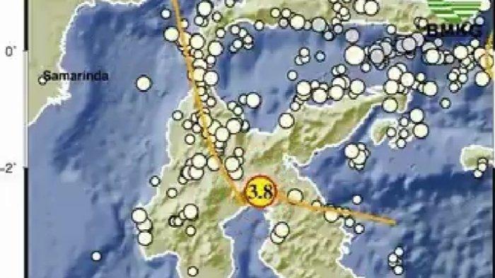 Luwu Timur Sulawesi Selatan, Kamis 30 November 2023 Digoyang Gempabumi Magnitudo 3,8 SR