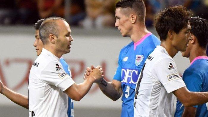 Fernando Torres Kontra  Andres Iniesta di J.League 1 2019, Vissel Kobe Menang Telak Skor 1-6