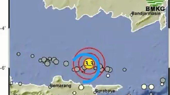 GEMPA Terkini Siang Ini Guncang Tuban Jatim Minggu 7 April 2024, Info BMKG Magnitudo 3,3 SR