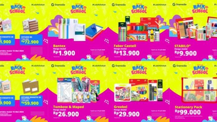Mulai 1 Juli hingga 31 Juli, Promo Spesial Best Price dari Gramedia Sambut Tahun Ajaran Baru 2024