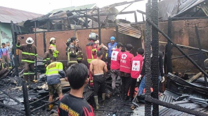 Empat Bangunan di Basirih Dalam Banjarmasin Terbakar, Sepuluh Keluarga Kehilangan Tempat Tinggal