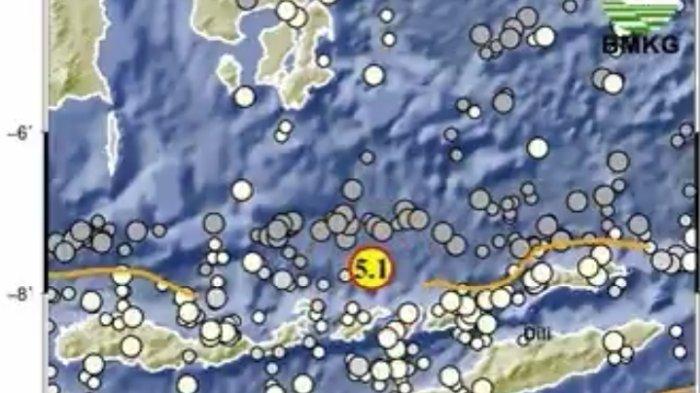 GEMPA Terkini Malam Ini Magnitudo 5,1 SR Getarkan Lembata NTT Senin 13 Mei 2024, Info Lengkap BMKG