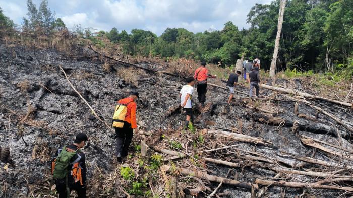 PENCARIAN ORANG HILANG - Dengan bantuan drone thermal, Tim SAR Gabungan masih mencari Nurpine (74), korban hilang di Hutan Desa Danau Bambure, Kecamatan Dusun Utara, Barito Selatan, Kamis (22/1/2026).