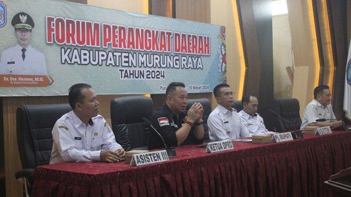 Pj Bupati Murung Raya Buka Forum Rencana Pembangunan Daerah Anggaran 2025