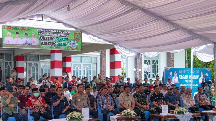 Pemprov Kalteng Gelar Pasar Murah dan Bagikan Sembako untuk ASN, Tekon dan Anggota TNI/Polri
