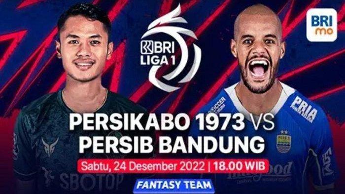 Cara Nonton TV Online Indosiar Live Streaming Persikabo vs Persib Jadwal Liga 1 Hari ini 18:00 WIB