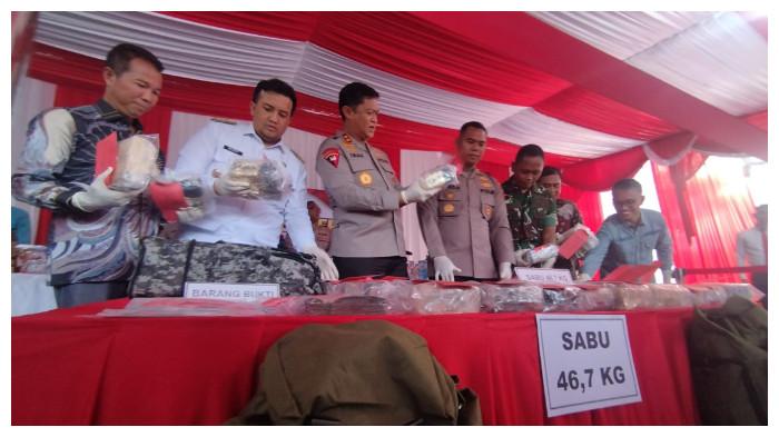 Polres Lamandau Gagalkan Peredaran 46 Kg Sabu Jaringan Lintas Provinsi