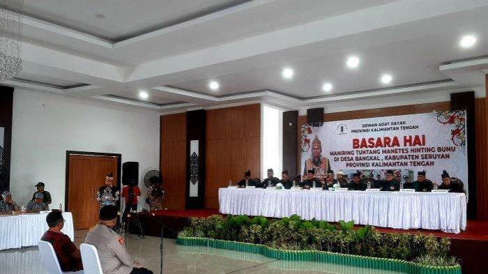 Kasus Penembakan Warga Bangkal Seruyan DAD Kalteng Gelar Sidang Adat, Korban Terima Uang Ganti Rugi