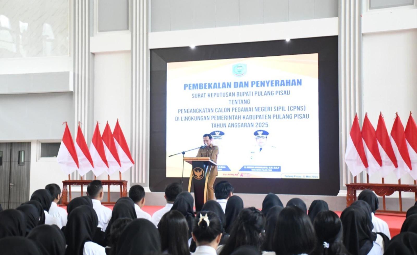 243 CPNS Pulang Pisau Ikuti Pembekalan, Bupati Tekankan Nilai Dasar dan Etika Birokrasi