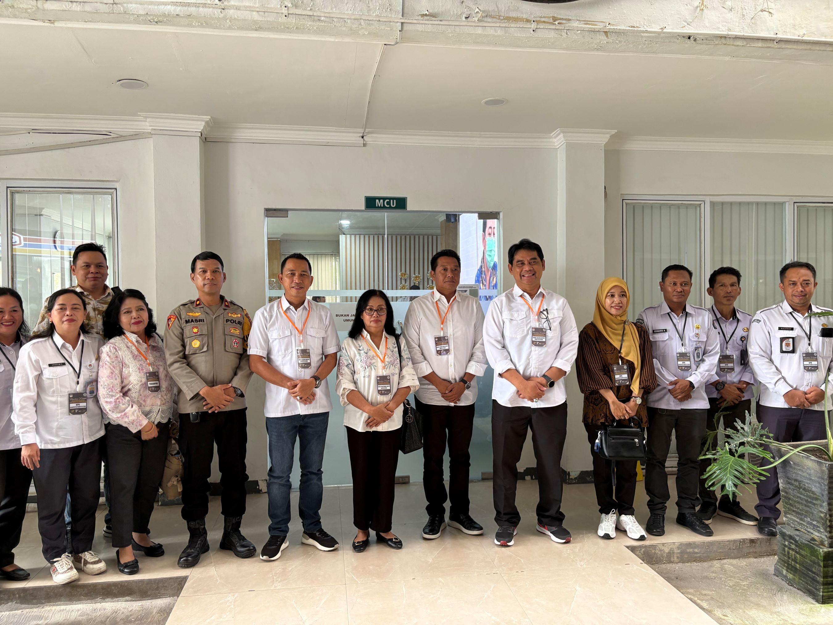 Pemeriksaan Kesehatan Tahap Pertama Paslon Bupati dan Wabup Barito Utara Selesai