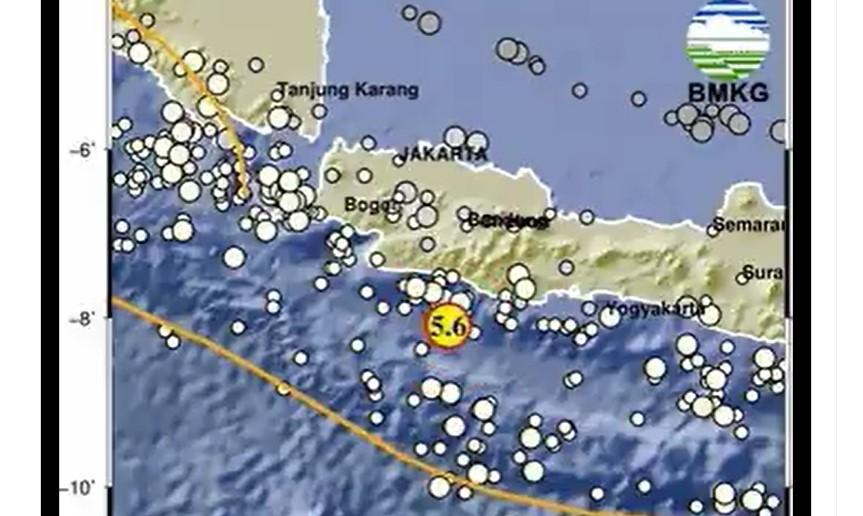 Gempa Terkini Guncang Garut Jabar Magnitudo 5,6 Kamis 19 Oktober 2023 Pukul 21.08 WIB