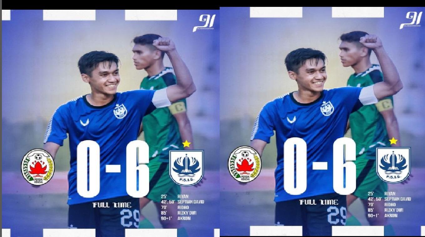 Keganasan PSIS Semarang Jelang Liga 1 2023 Pesta 6-0 Persik Kendal, Septian David Maulana Cetak Gol