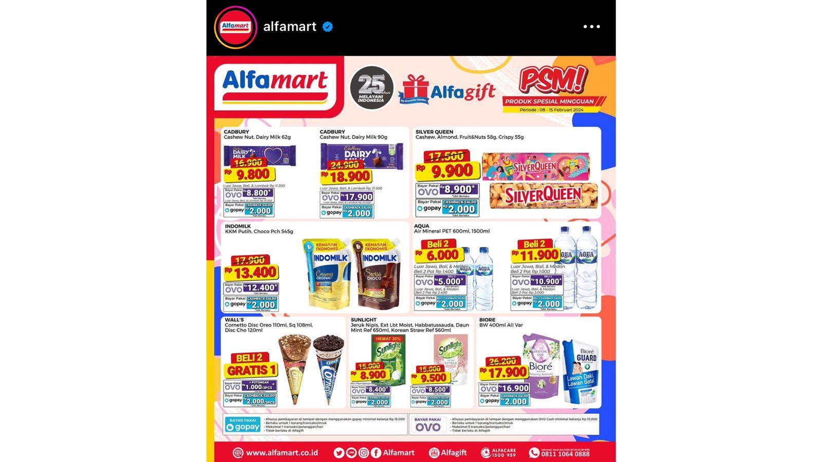 Dapatkan Promo PSM Alfamart Hari Ini, Ada Cokelat Murah Cuma Rp 9.900 dan Sabun Mandi Rp 17.900