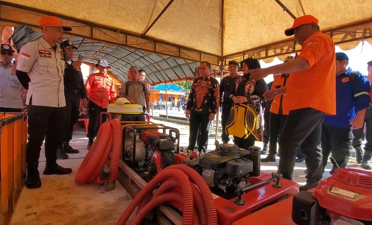 Wabup Kotim Irawati Cek Sarpras, Pemkab Aktifkan Poslap di 6 Kecamatan Antisipasi Karhutla