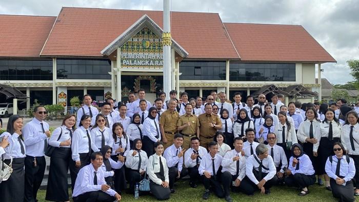 1.524 Honorer Pemko Palangka Raya Resmi Jadi ASN lewat Skema PPPK Paruh Waktu