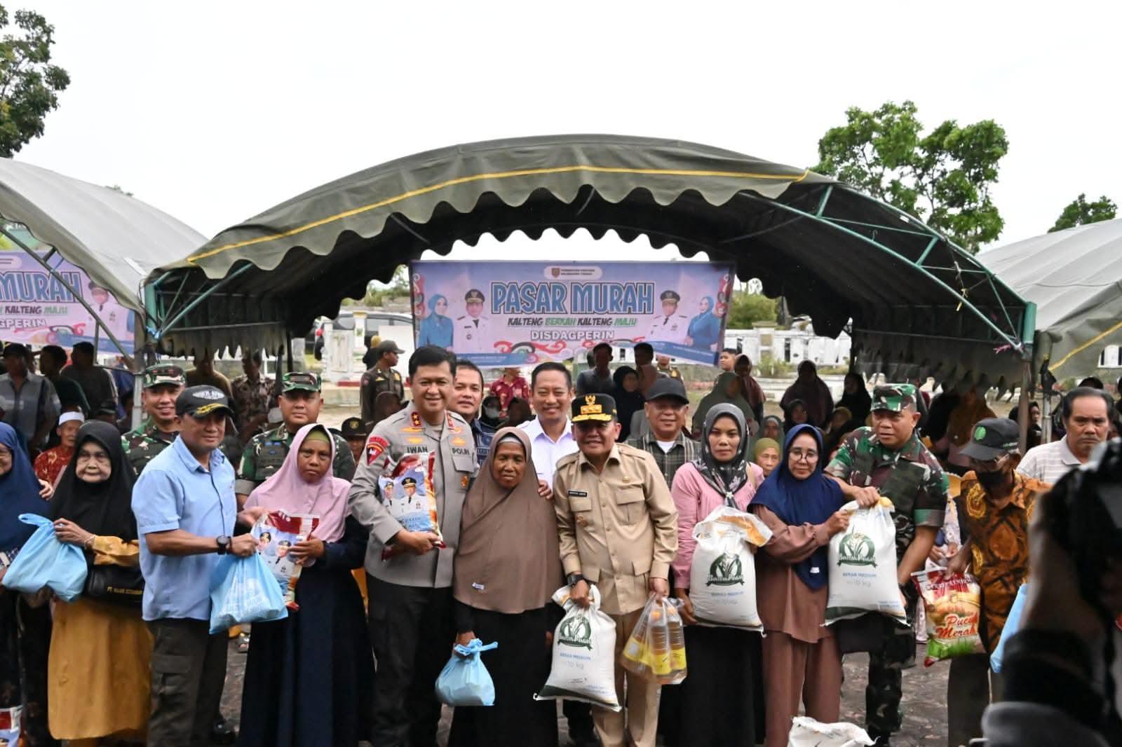 Jelang Nataru Pemprov Kalteng Gencarkan Pasar Murah, Tekan Kenaikan Harga Sembako