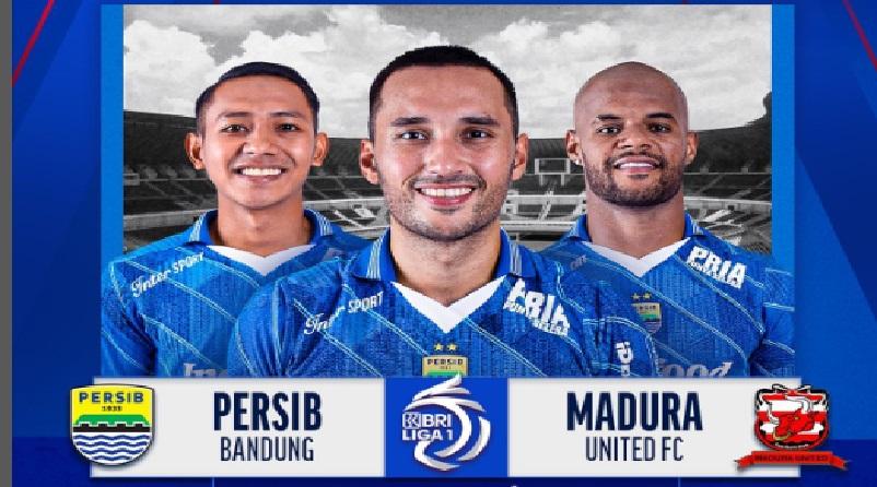 Jadwal Bola Hari Ini di Indosiar Persib vs Madura United Liga 1 2023, Arema FC dan Persita Main