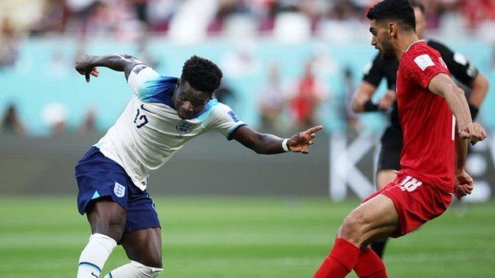 Kiper Alireza Ditandu Keluar, Hasil Piala Dunia 2022 Inggris vs Iran 6-2, Gol Mehdi Taremi Sia-sia