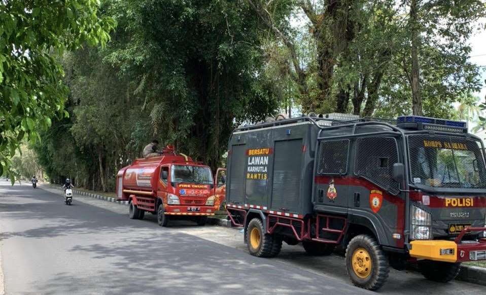 Satgas Berjuang Padamkan Api Hidran MH Thamrin Malah Ditutup, Ini Kata Dirut Perumdam Palangkaraya