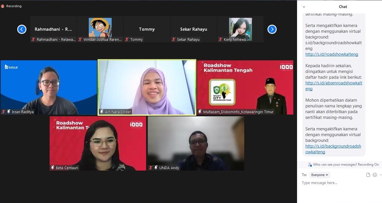 Sejalan dengan Smart City, Pemkab Kotim Dukung Gerakan Nasional 1000 Start Up Digital