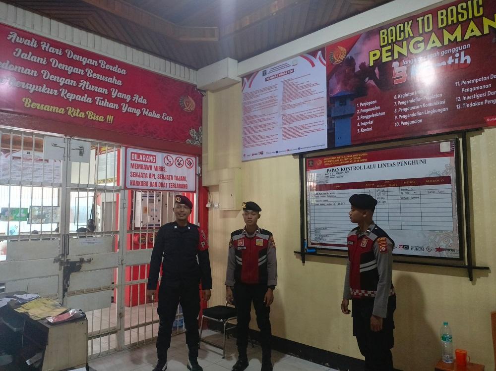 Patroli Polres Kotim di Lapas Sampit, Meldy Putera Ucap Sinergitas Jadi 3 Kunci Pemasyarakatan Maju