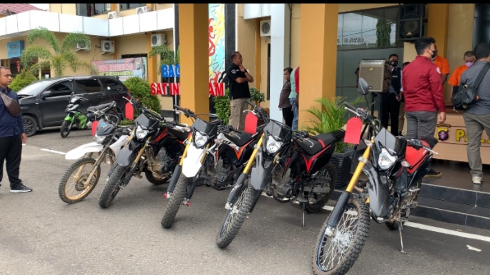 9 Tersangka Curanmor Ditangkap Satreskrim Polres HST, Terjaring Operasi Jaran Intan 2023