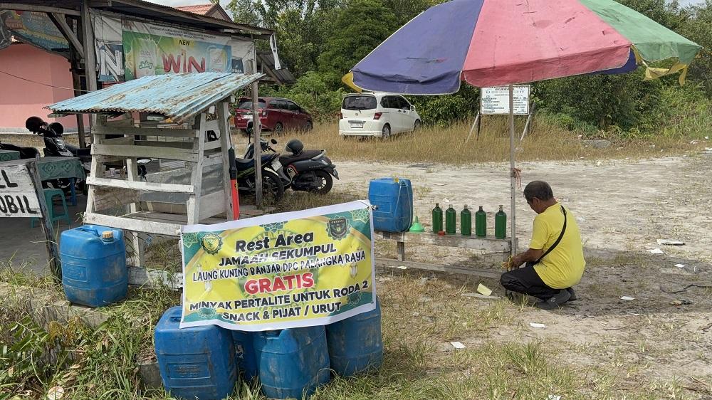 Menuju Moment 5 Rajab Sekumpul Martapura Kalsel, cek Rest Area Kalampangan di Palangka Raya Kalteng