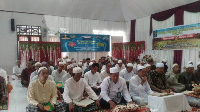 Membanggakan, 60 Warga Binaan Rutan Kapuas Khataman Alquran