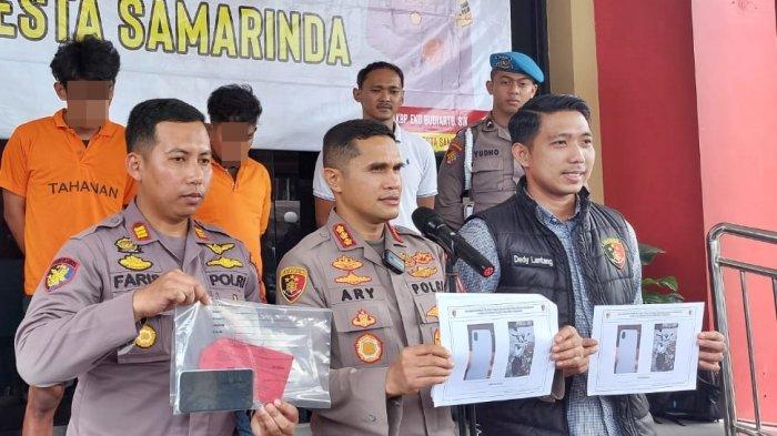2 Pelaku Begal di Samarinda Jual Hasil Curian Handphone Rp 500 Ribu, Buat Foya-foya