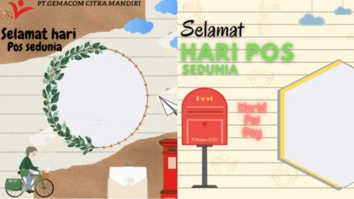 20 Twibbon Hari Pos Sedunia yang Diperingati Setiap 9 Oktober, Lengkap Tema 2023