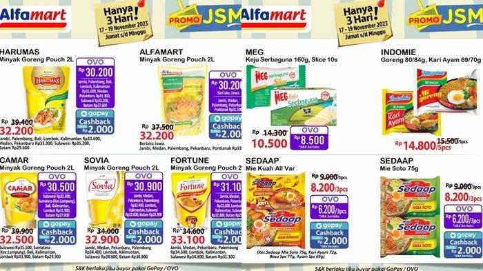 Katalog Promo Alfamart Hari ini Sabtu 18 November 2023, Minyak Goreng Bayar Pakai OVO Murah
