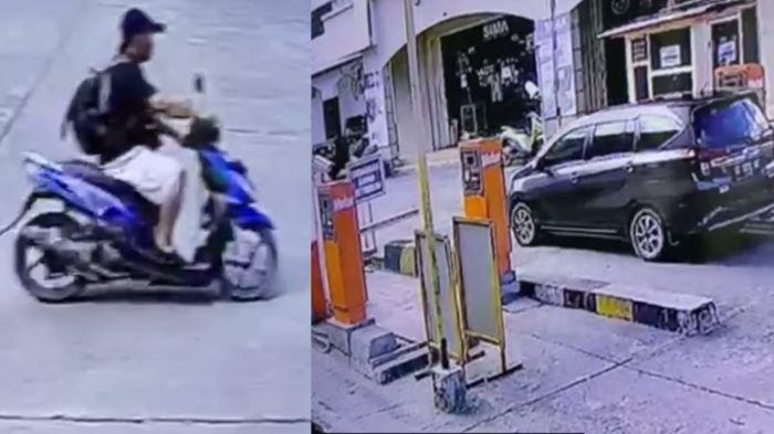 Terekam CCTV, Pencurian Motor di Kawasan Parkir Lembuswana Samarinda, Pencuri Kabur dan Ditangkap