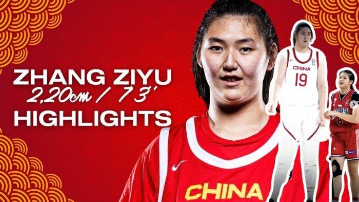 Profil Pebasket Zhang Ziyu U18 Mencapai Tinggi 220 Cm, Sukses Membuat Timnas Indonesia Kewalahan!