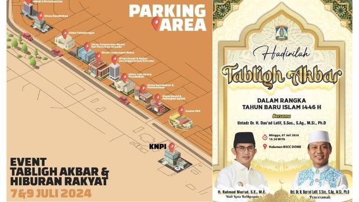 Pemkot Balikpapan Adakan Tabligh Akbar dan Hiburan Rakyat 7 & 9 Juli, Sambut Tahun Baru Islam 2024