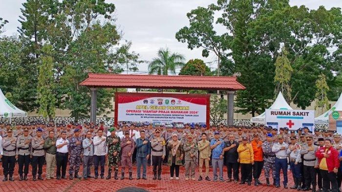 Polres Kutim Siapkan 413 Personel untuk Pengamanan Operasi Mantap Praja Mahakam 2024