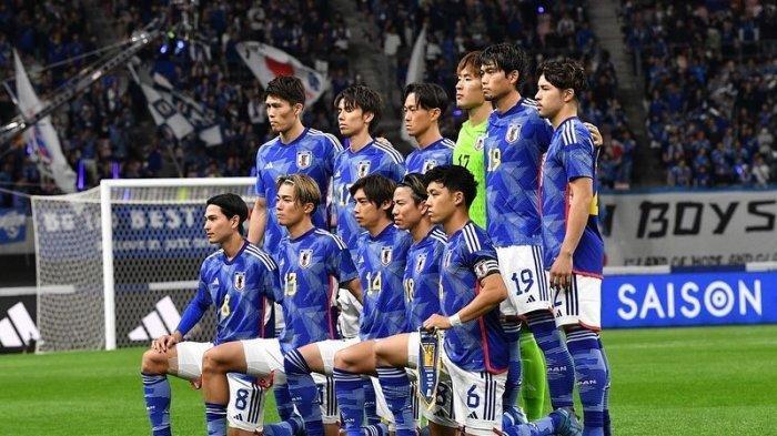 KUNCI JAWABAN FC - Skuad Timnas Jepang yang menumbangkan 4-1 Kanada di FIFA Matchday Oktober 2023. 